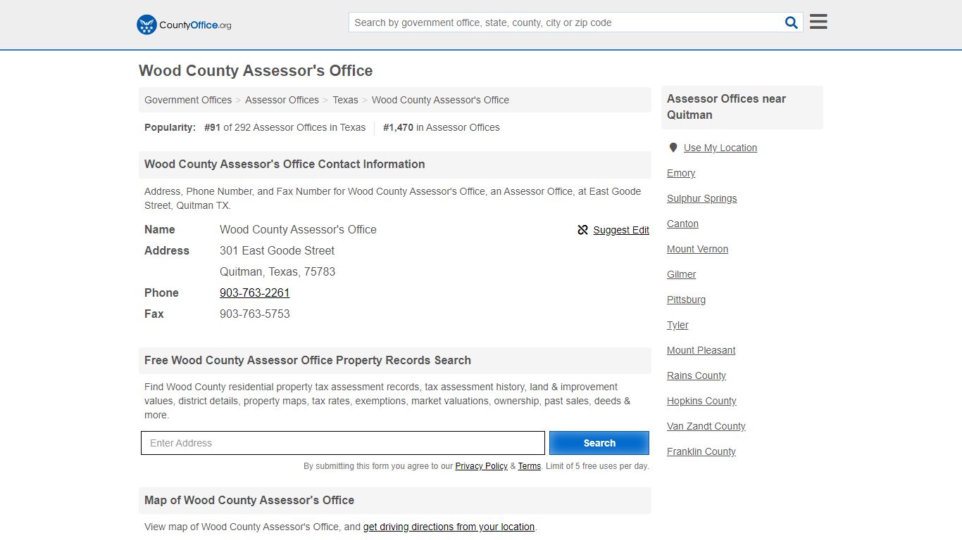 Wood County Assessor's Office